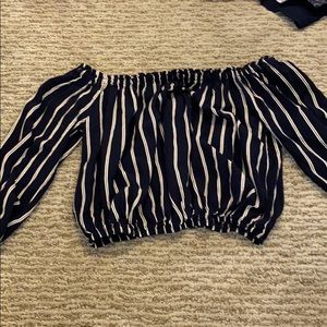 Striped long sleeve shirt